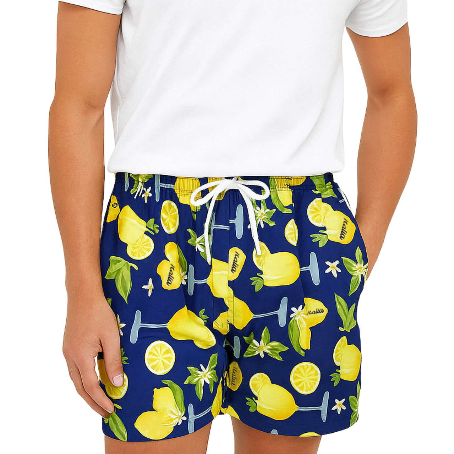 Pantaloncino Uomo Full Print - Lemon Spritz - VEST 176