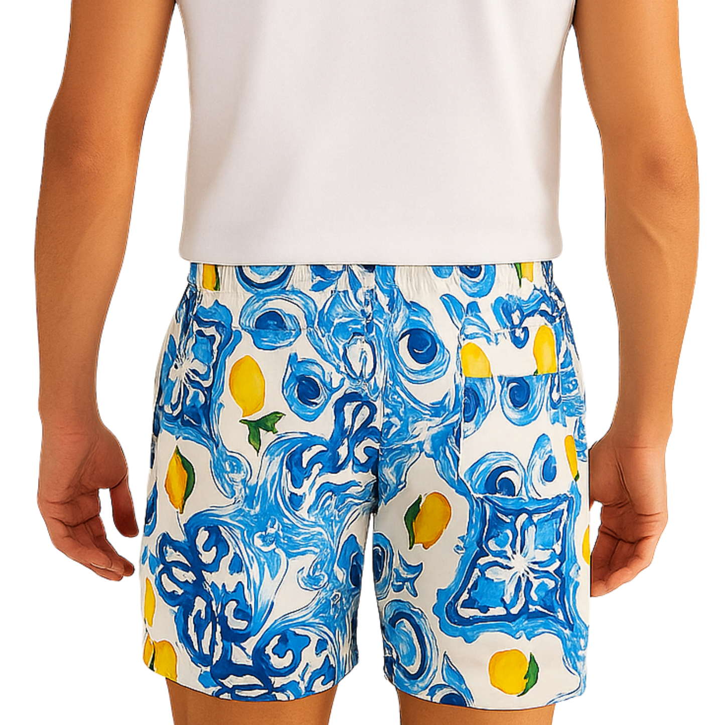 Pantaloncino Uomo Full Print - Maiolica - VEST 176