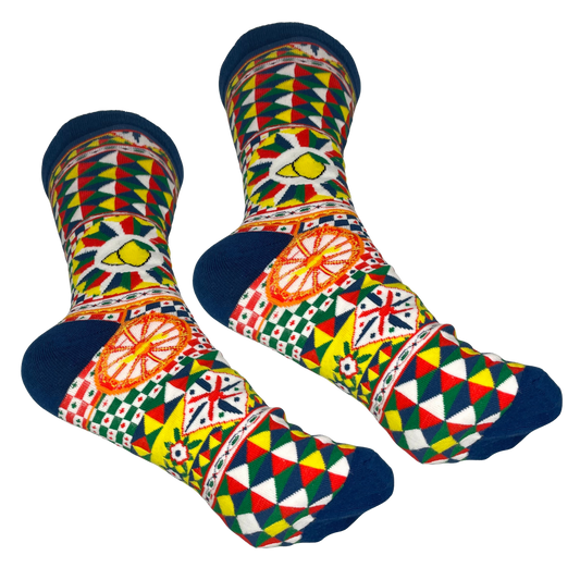 Calzini in Cotone Elasticizzato Calz 6 - Sic Maiolica S2 - Sicilia
