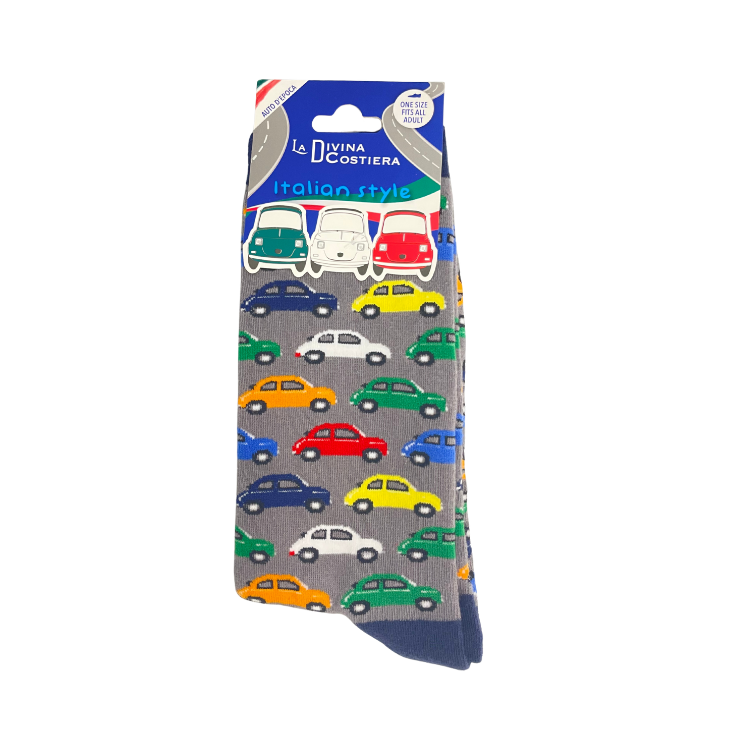 Calzini in Cotone Elasticizzato Calz 6 - 500-7 Grey