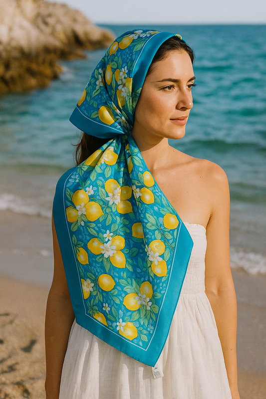 Foulard - Fiori di Limone - VAR 21 - 04