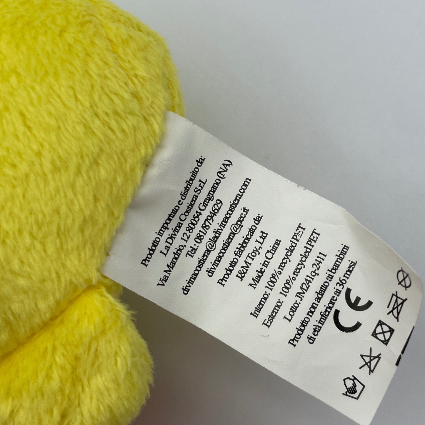 Peluche Limone Sorridente con Foglia e Rametto - ZYLO - cod. TOY 8