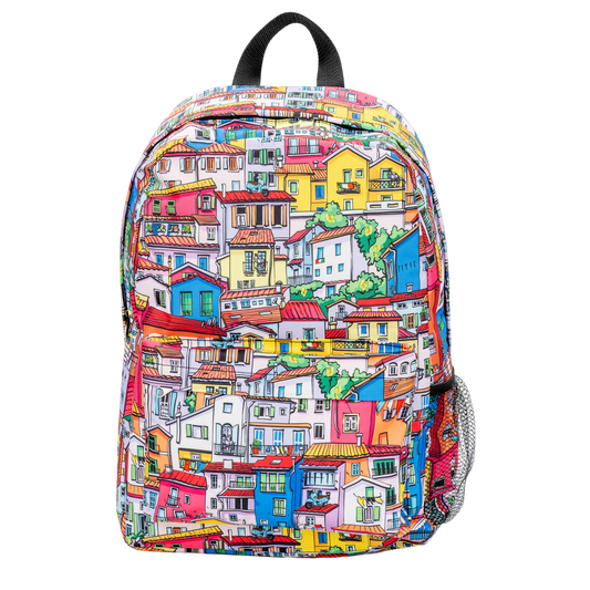 Zaino Casual Multifunzione – Ampio Scomparto, Tasca Frontale con Zip, Spallacci Regolabili e Tasca Laterale in Rete – Ideale per Scuola, Lavoro e Tempo Libero - BAG 122 cod. DX18803