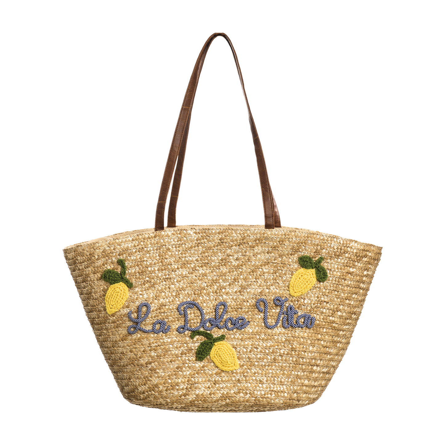 Borsa in Paglia - La Dolce Vita Basket in Paglia - 57x33x24 cm - BAG 207