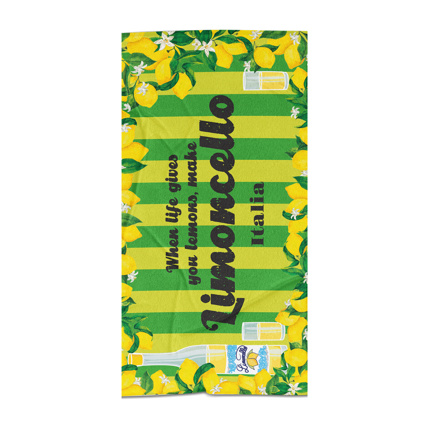 Telo Mare Full Print - Limoncello - Colorato, Pratico e di Tendenza - TM76