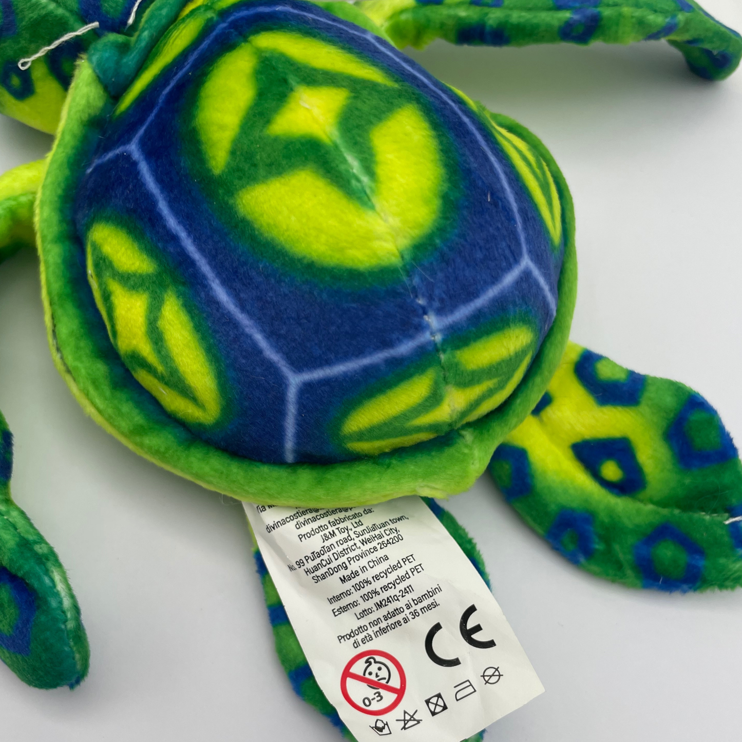 Peluche Morbido Tartaruga Marina 25 cm - TOMMY - cod. TOY 10