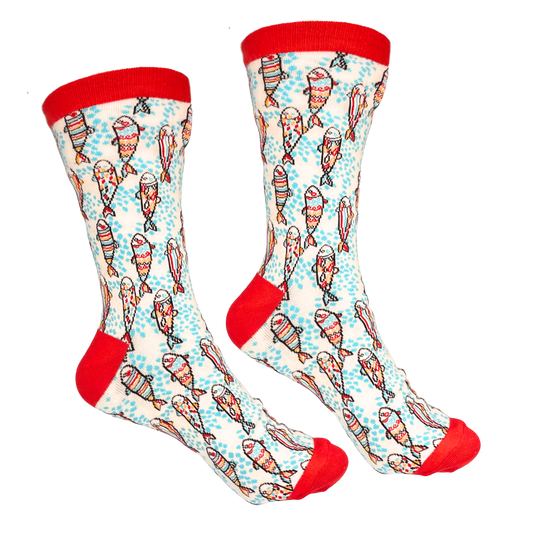 Calzini in Cotone Elasticizzato Calz 6 - Pesci 4