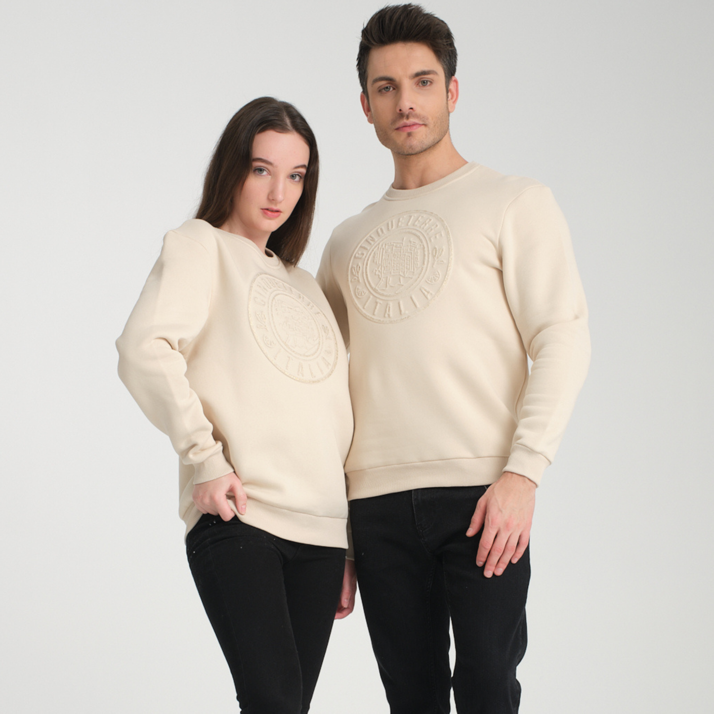 Felpa Girocollo Cinque Terre Yellow Butter - Interno Felpato - Felpa 27 Donna