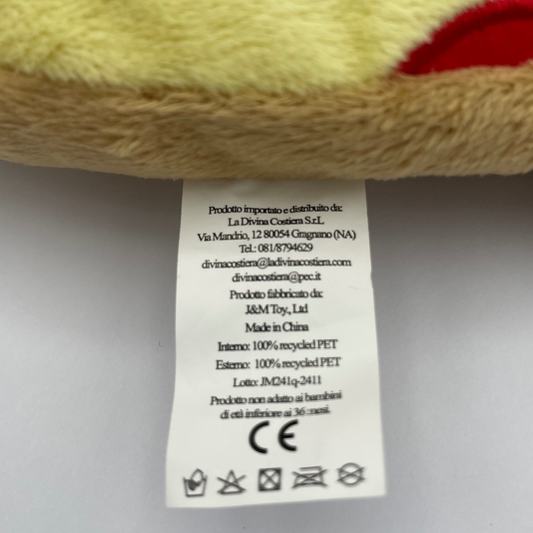 Peluche Fetta di Pizza Morbido - TINO - cod. TOY 4