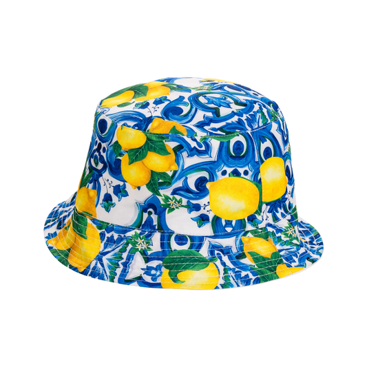 Bucket Hat Limoni e Maioliche - Cappello Pescatore | BAS 90