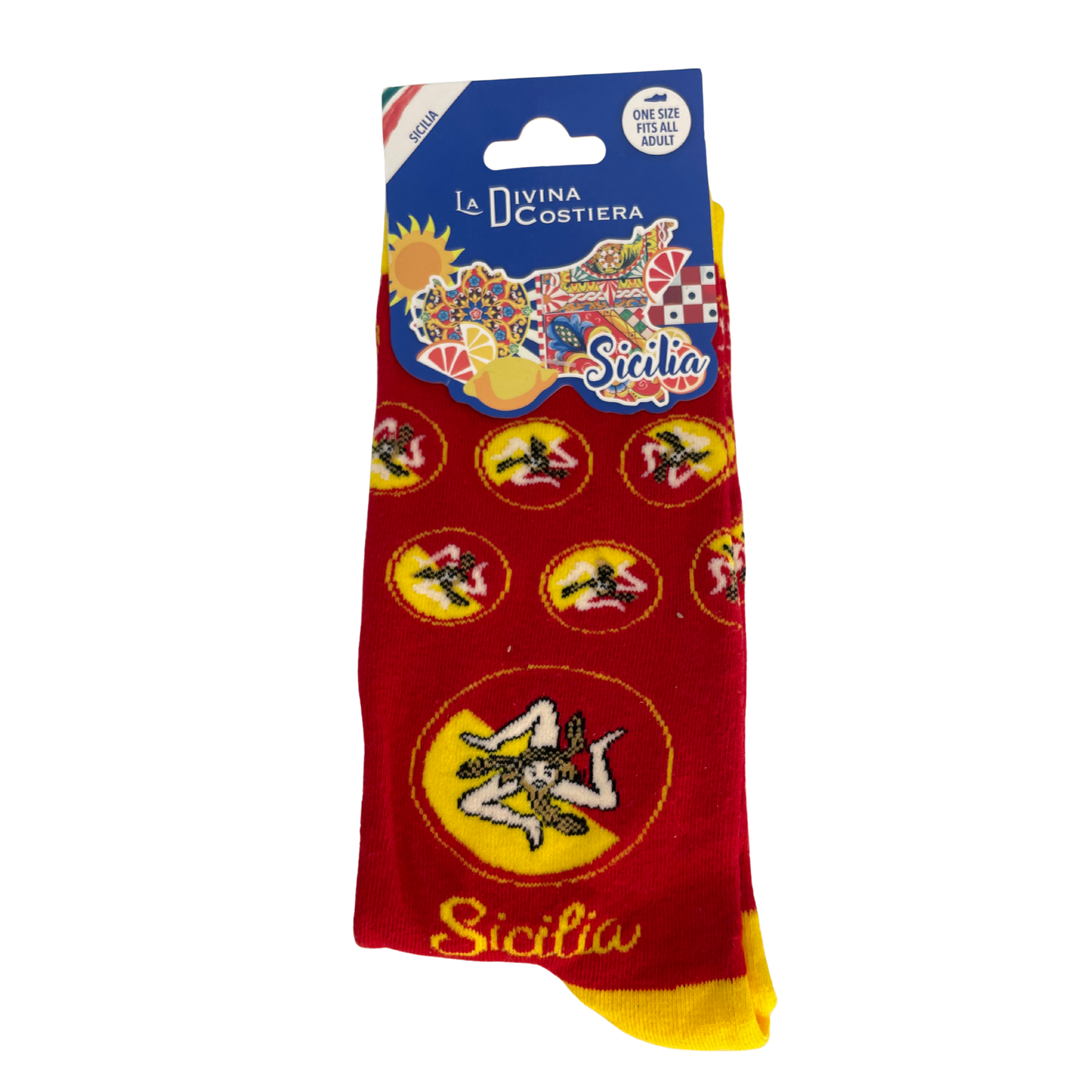 Calzini in Cotone Elasticizzato Calz 6 - Trinacria - Sicilia