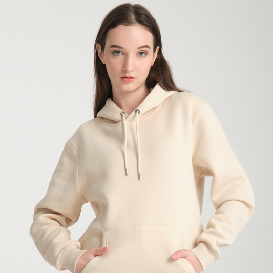 Felpa con Cappuccio Yellow Butter - Interno Felpato - Felpa 39 Donna