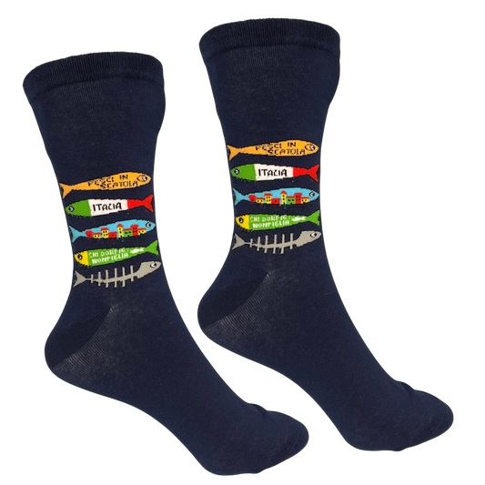 Calzini in Cotone Elasticizzato Calz 6 - Pesci 7