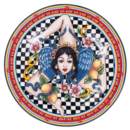 Box Ceramica luxury Trinacria - 2 piatti da 19 cm - SF171