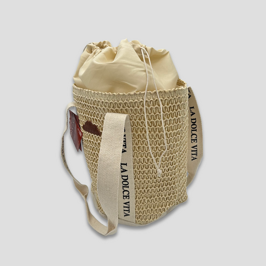 Borsa in Paglia - Cleopatra Secchiello - 25x25x28 cm - BAG 199