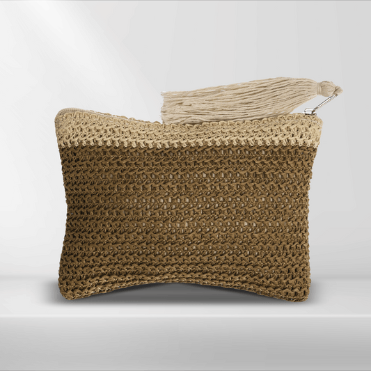 Pochette in Paglia - Aura Pochette - 23x16 cm - BAG 217