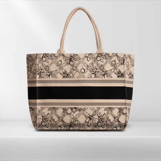 Borsa in Canvas - Chain Maxi Bag - 42x36x19 cm - BAG 219