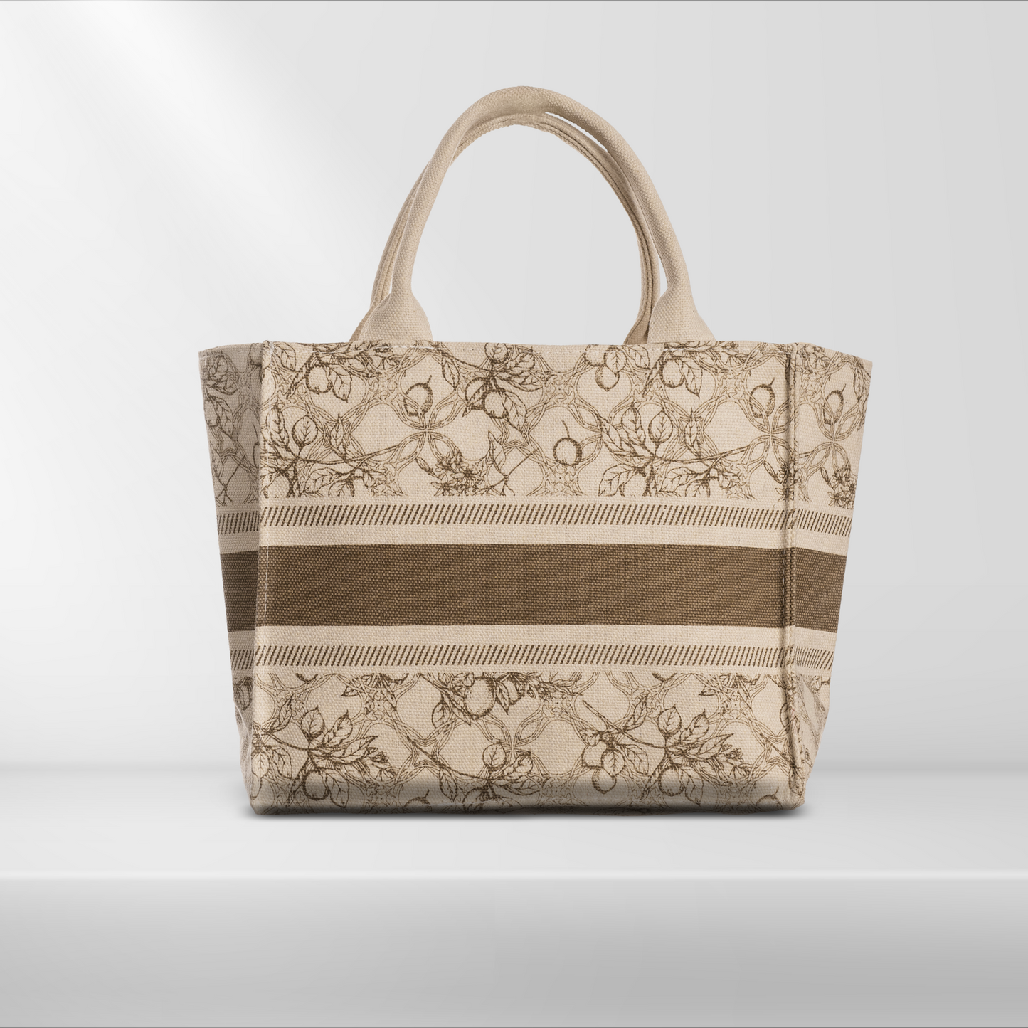 Canvas bag - Chain Mini Bag - 25x21x13 cm