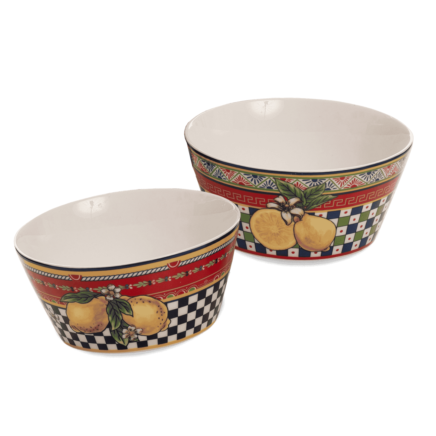Box Ceramic luxury Sunny Red Bowls - set of 2 bowls