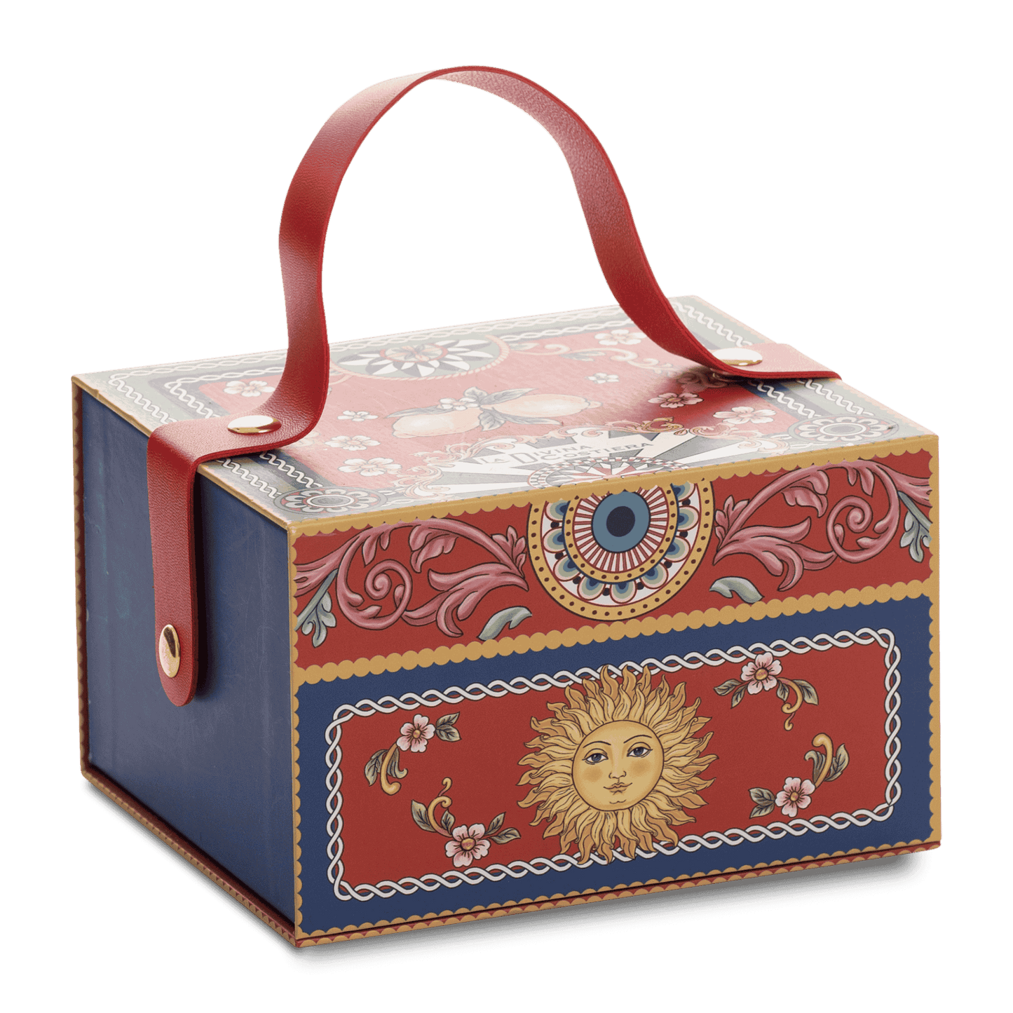 Box Ceramica luxury Red Mug - 1 cup 360 ml with filter and lid