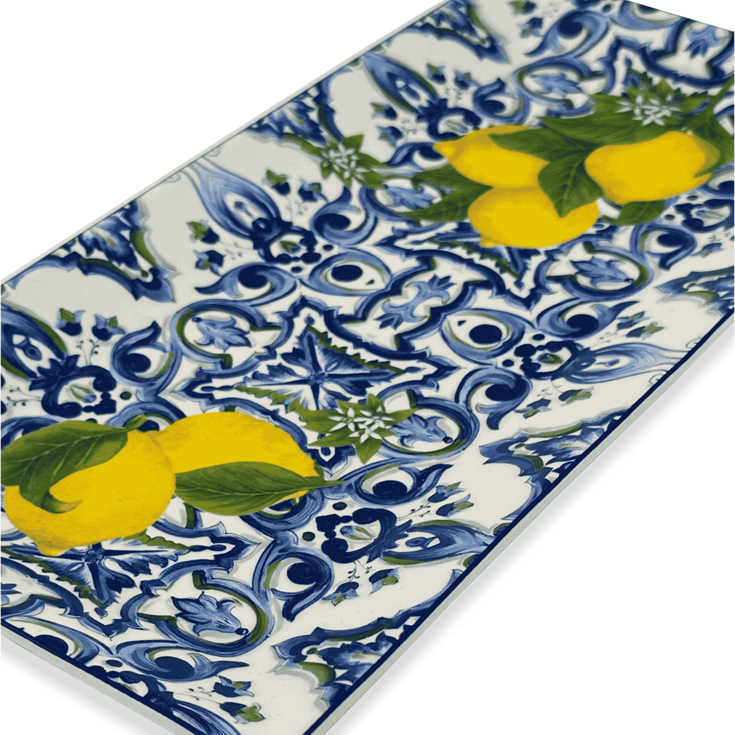 Box Ceramica luxury Lemon Platter - 1 piatto rettangolare da 30,5 cm - SF182