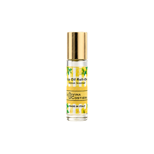 Lip Oil Roll-On al Limone con Olio di Jojoba e Vitamina E – 10 ml