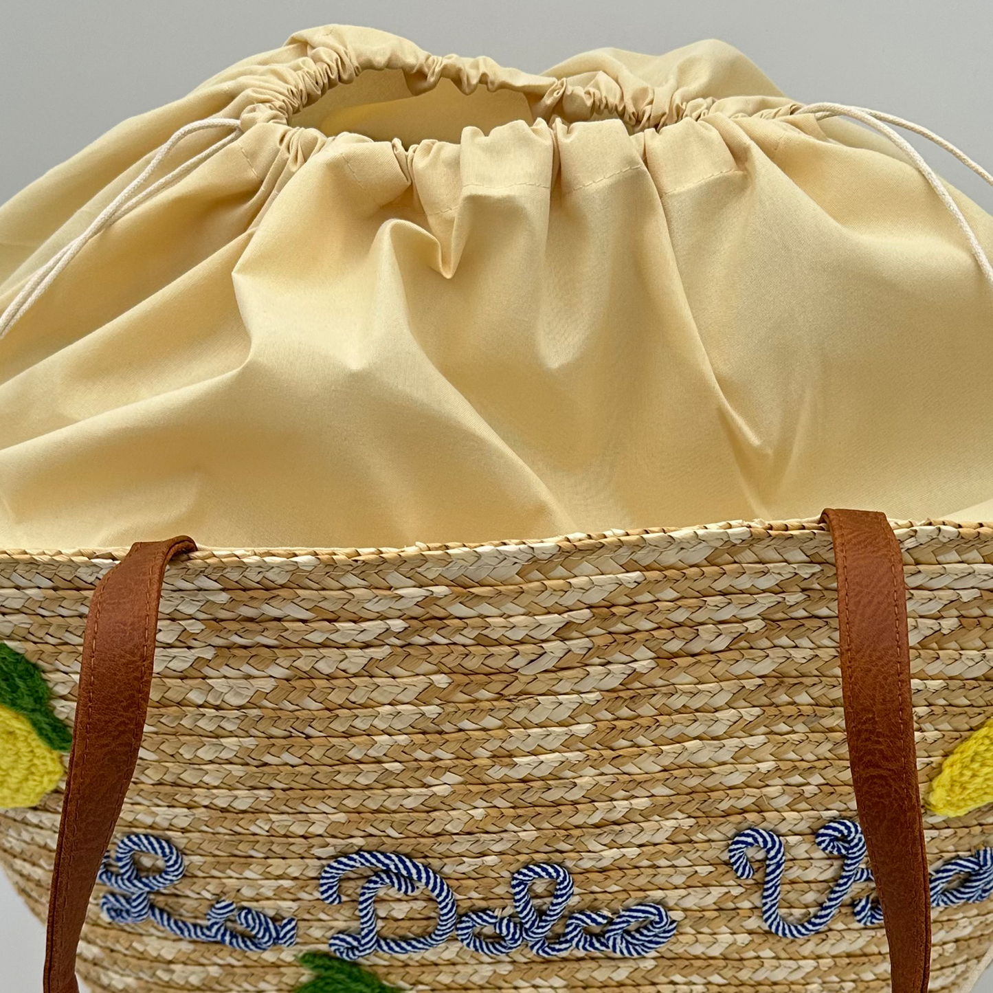 Borsa in Paglia - La Dolce Vita Basket in Paglia - 57x33x24 cm - BAG 207