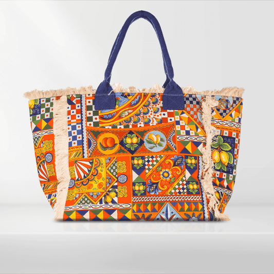 Borsa full print - Capri Maxi Bag - 38x32 cm - BAG 99