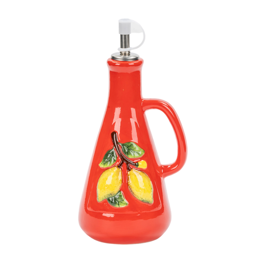 Oliera in ceramica colorata con limoni - Diversi colori