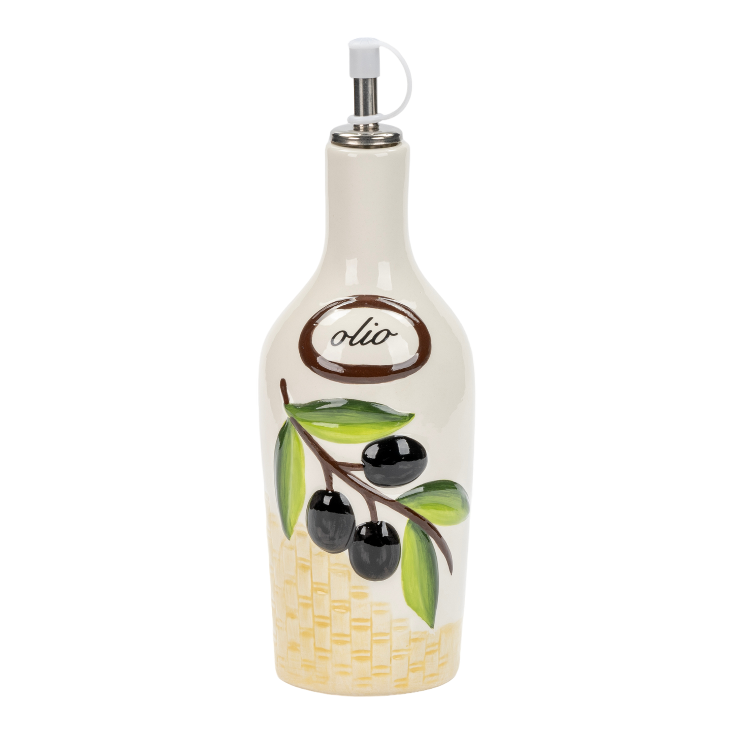 Oliera in Ceramica Olive con Versatore Salvagoccia – SF105