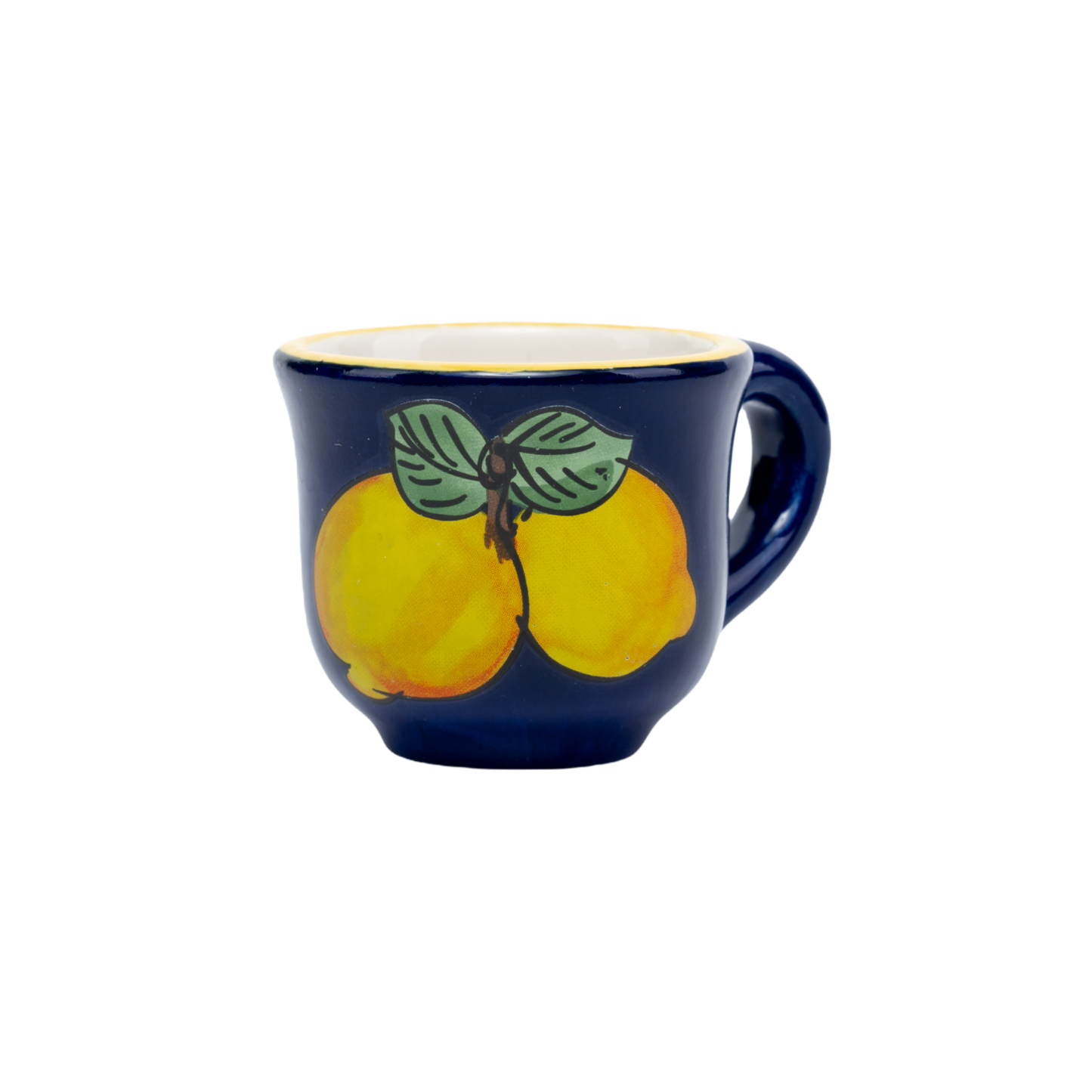 Tazzina espresso in ceramica con limoni - Diverse Colorazioni