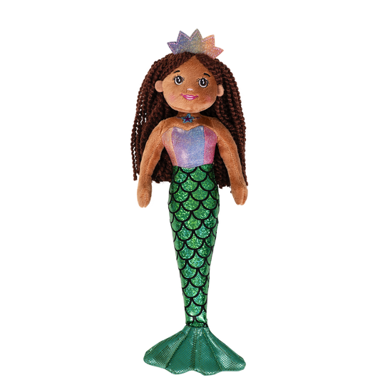 Peluche Sirenetta 35 cm con Dettagli Brillanti - MIRA - cod. TOY 6