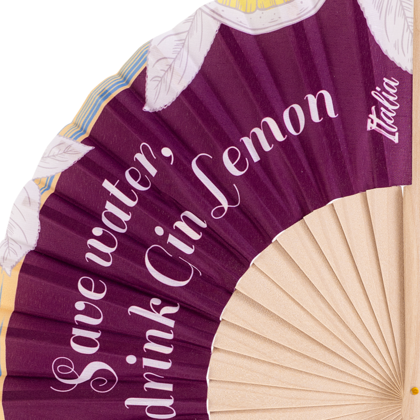 Ventaglio Pop, Save Water Drink Gin Lemon - VAR 55 - 05
