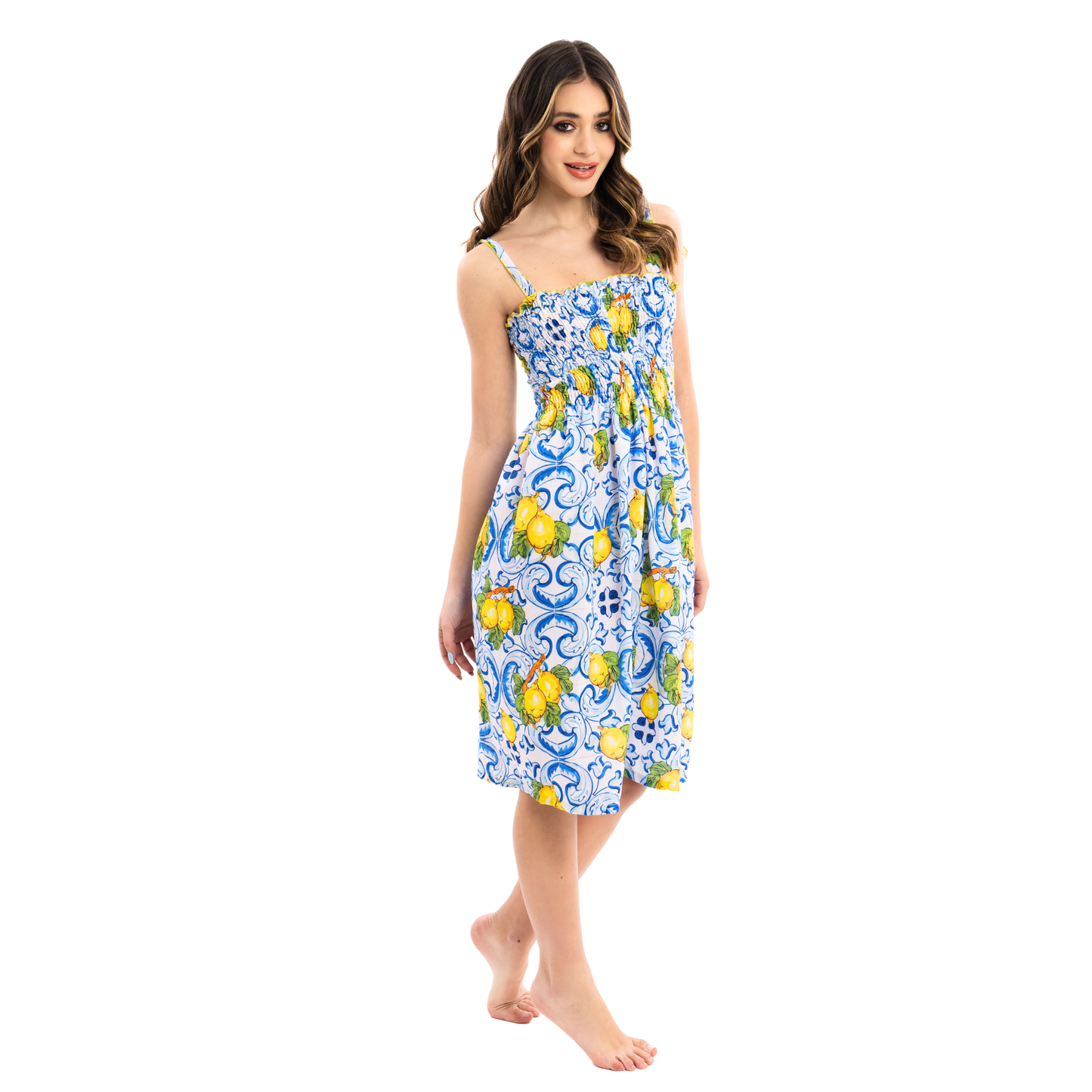 Vestito Prendisole Donna mistolino - MADE IN ITALY – Eleganza Mediterranea e Comfort Quotidiano - VEST 170
