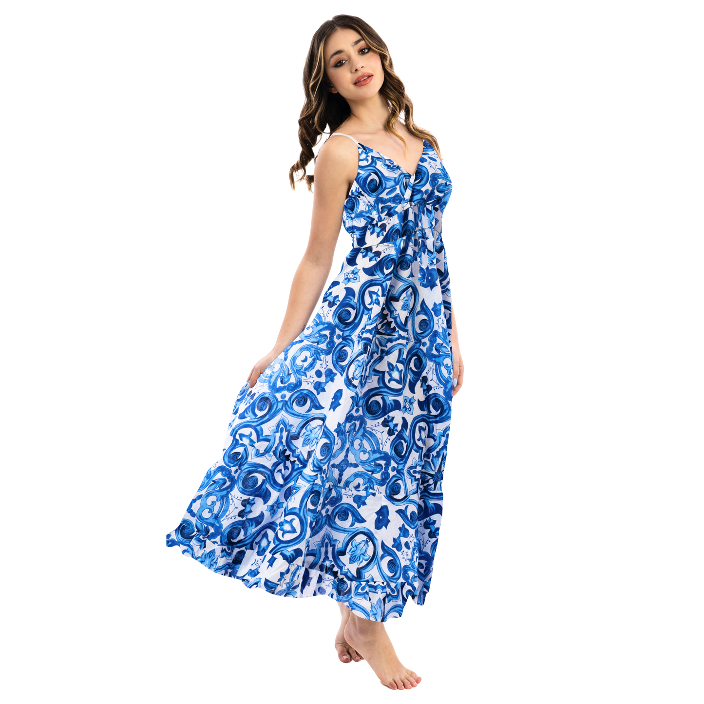Vestito Estivo Donna mistolino - Coppa Lungo MADE IN ITALY – Eleganza Mediterranea e Comfort Quotidiano - VEST 178