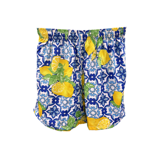 Pantaloncino Uomo Full Print - Lemon Blue - VEST 176