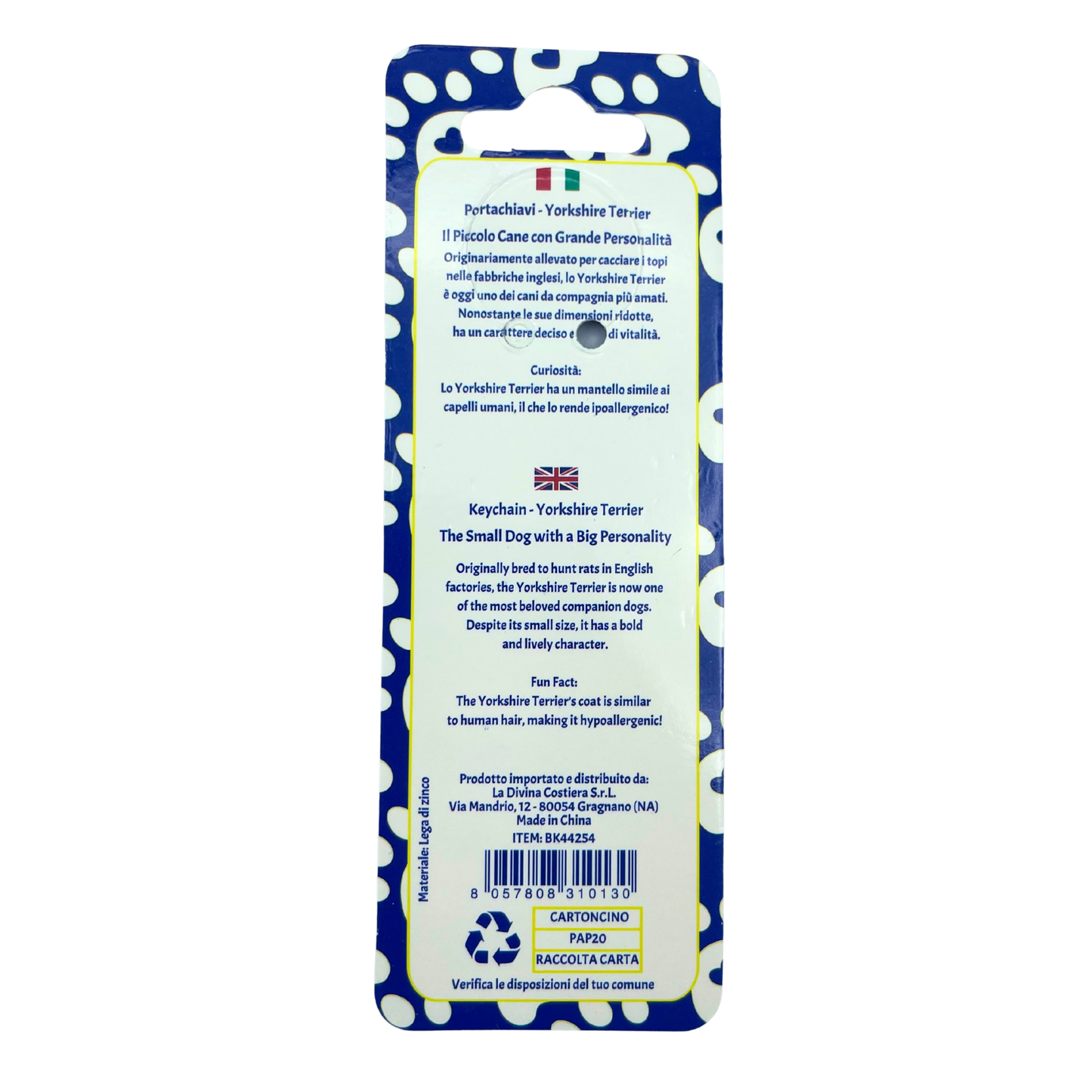 Portachiavi - Yorkshire Terrier - BK44254