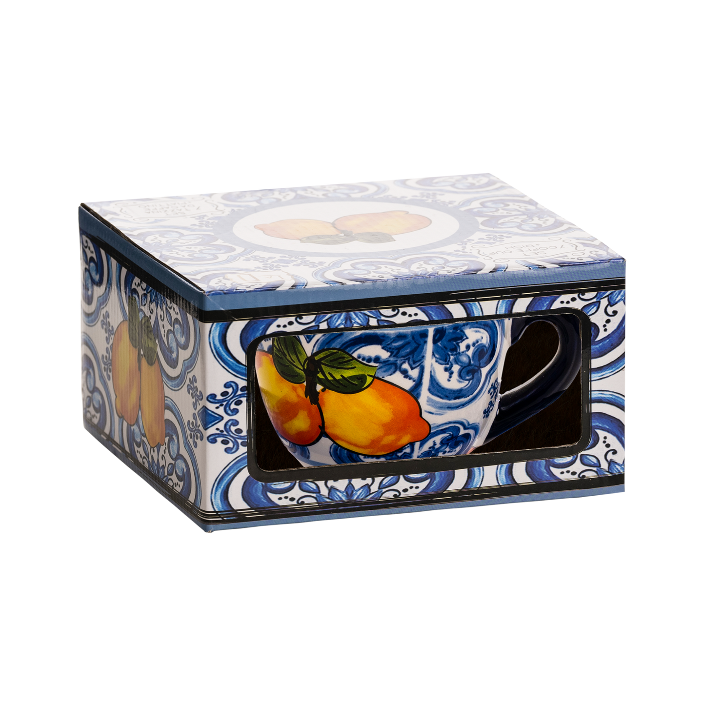 Tazza grande in ceramica Limoni Blu - SF272