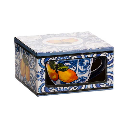 Tazza grande in ceramica Limoni Blu - SF272