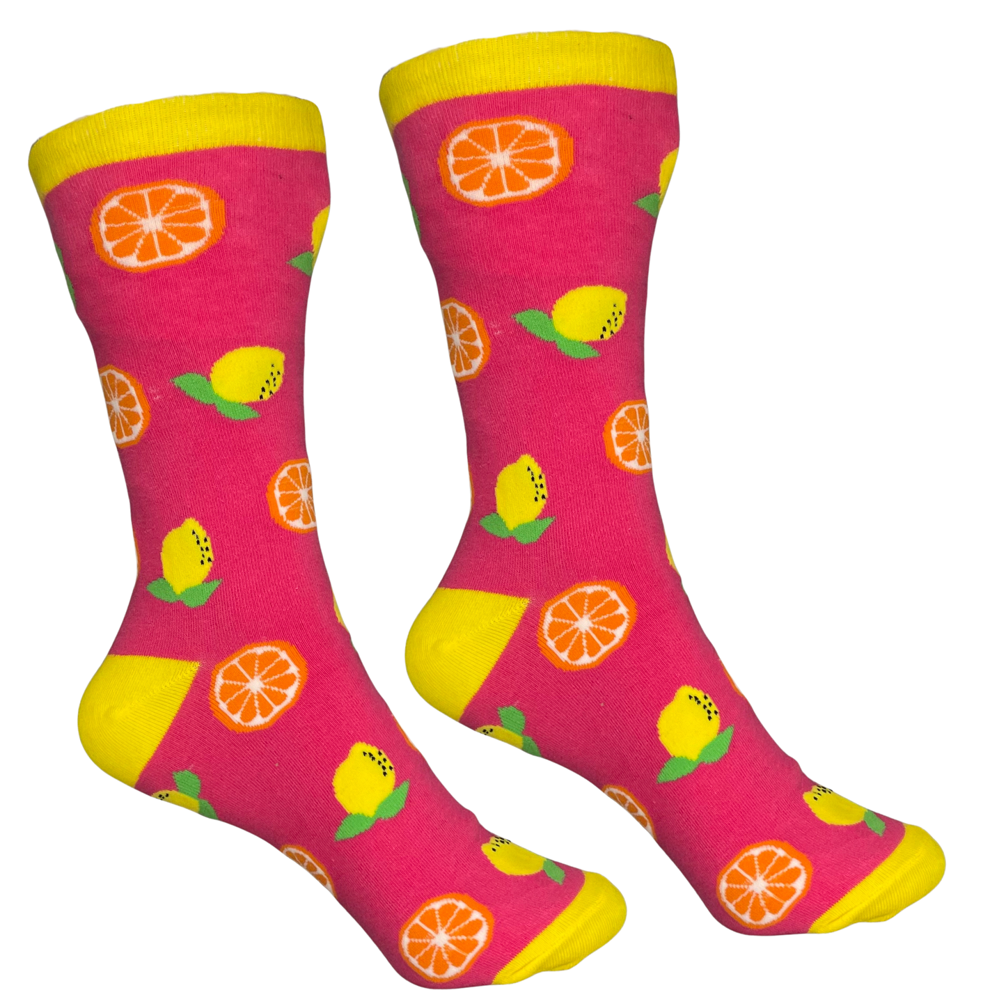 Calzini in Cotone Elasticizzato Calz 6 - Lemon Fucsia
