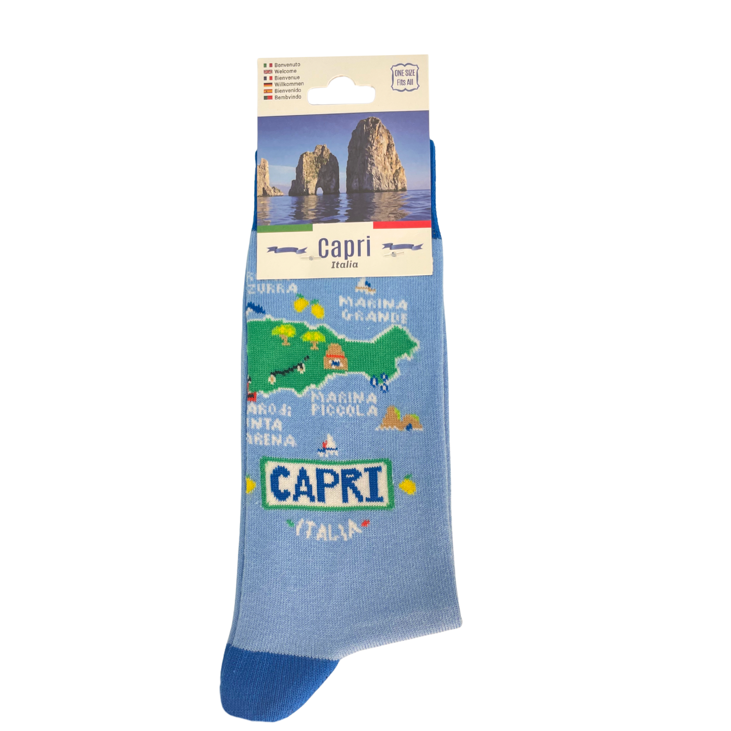 Calzini in Cotone Elasticizzato Calz 6 - Capri Island - Capri