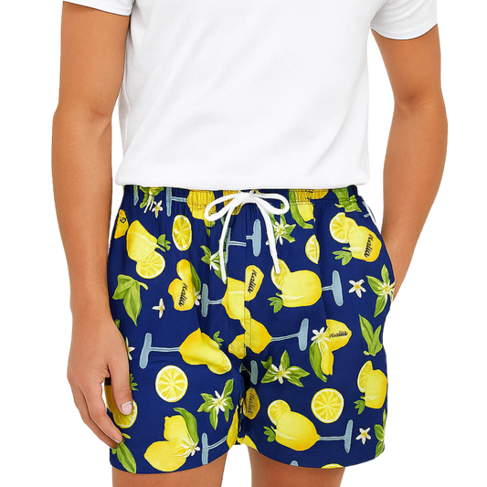 Pantaloncino Uomo Full Print - Lemon Spritz - VEST 176