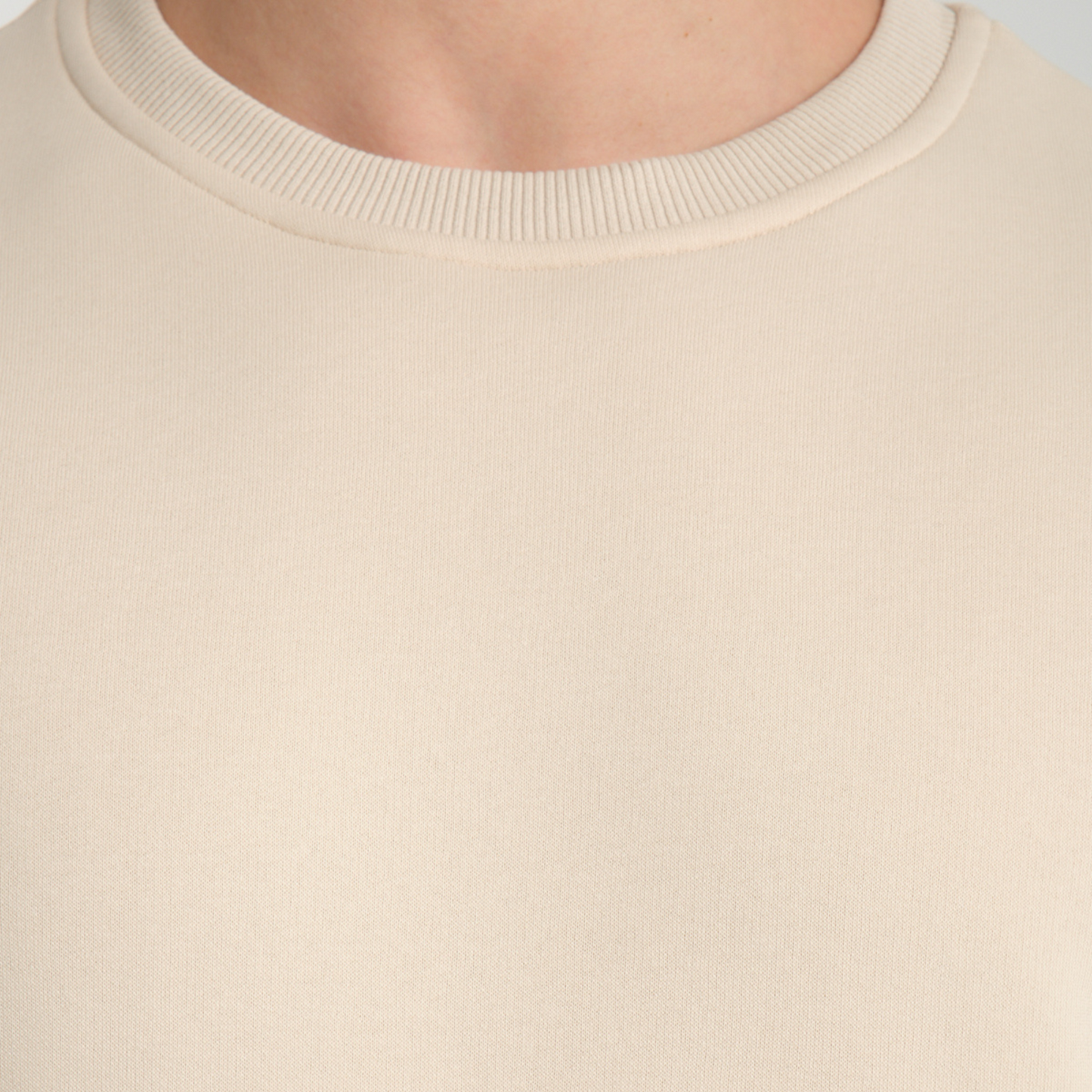 Felpa Butter Yellow Girocollo - Interno Felpato - Felpa 38