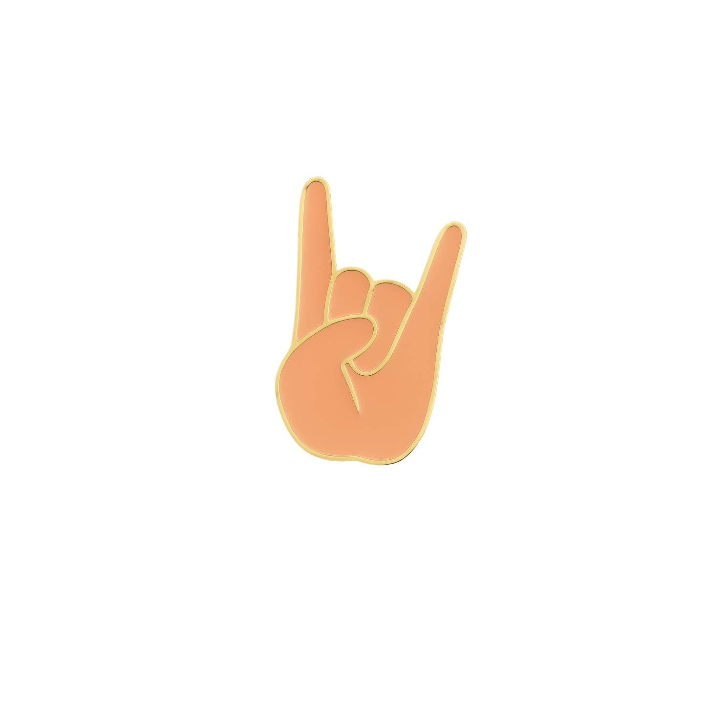 Spilla con gestualità napoletana – “A’ Corna” (Gesto Scaramantico / Rock) – Rappresentazione degli aforismi e delle espressioni tipiche italiane – #85