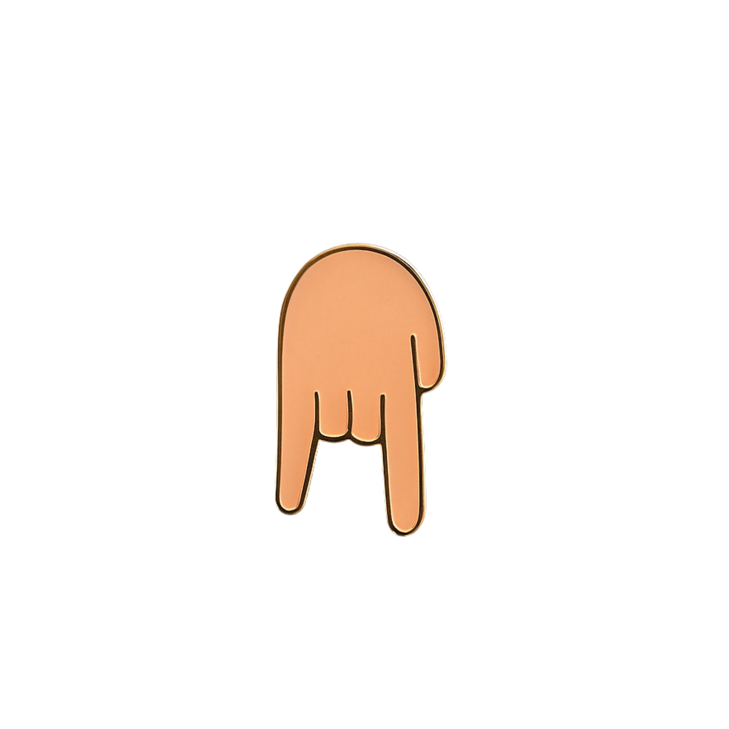 Spilla con Gestualità Napoletana – “Corna a Terra” Gesto Scaramantico – Aforismi ed Espressioni Tipiche Italiane – #86