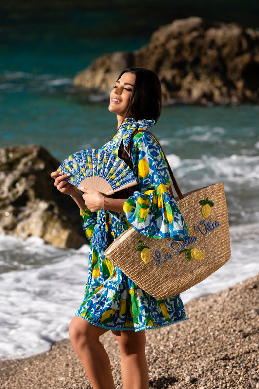 Outfit “La Dolce Vita” – BORSA + VESTITO + VENTAGLIO - OUT 01