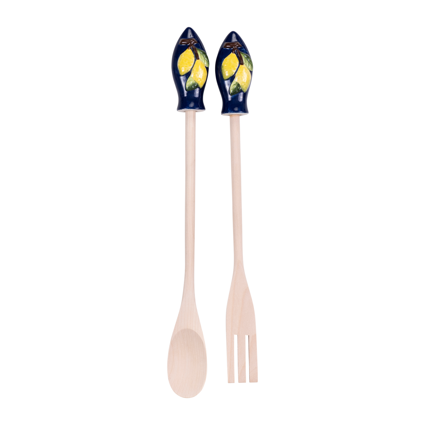 Utensili da Cucina Set da 2 Pezzi in Legno e Ceramica - SF86