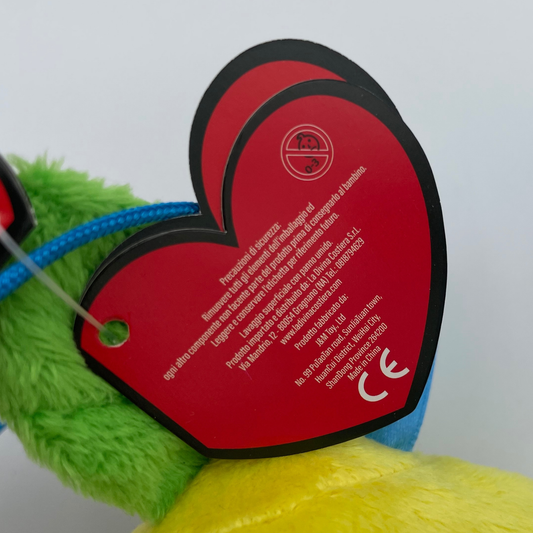 Peluche Limone Sorridente con Bandiera Italiana e Laccetto - LIO - cod. TOY 1