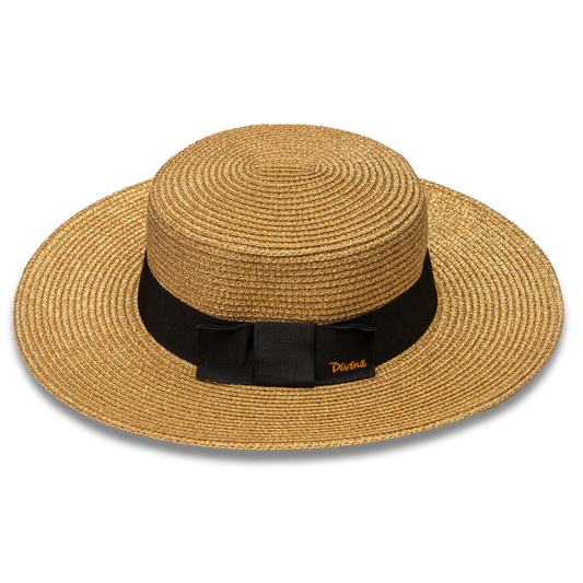 Straw Hat - Elara Boater