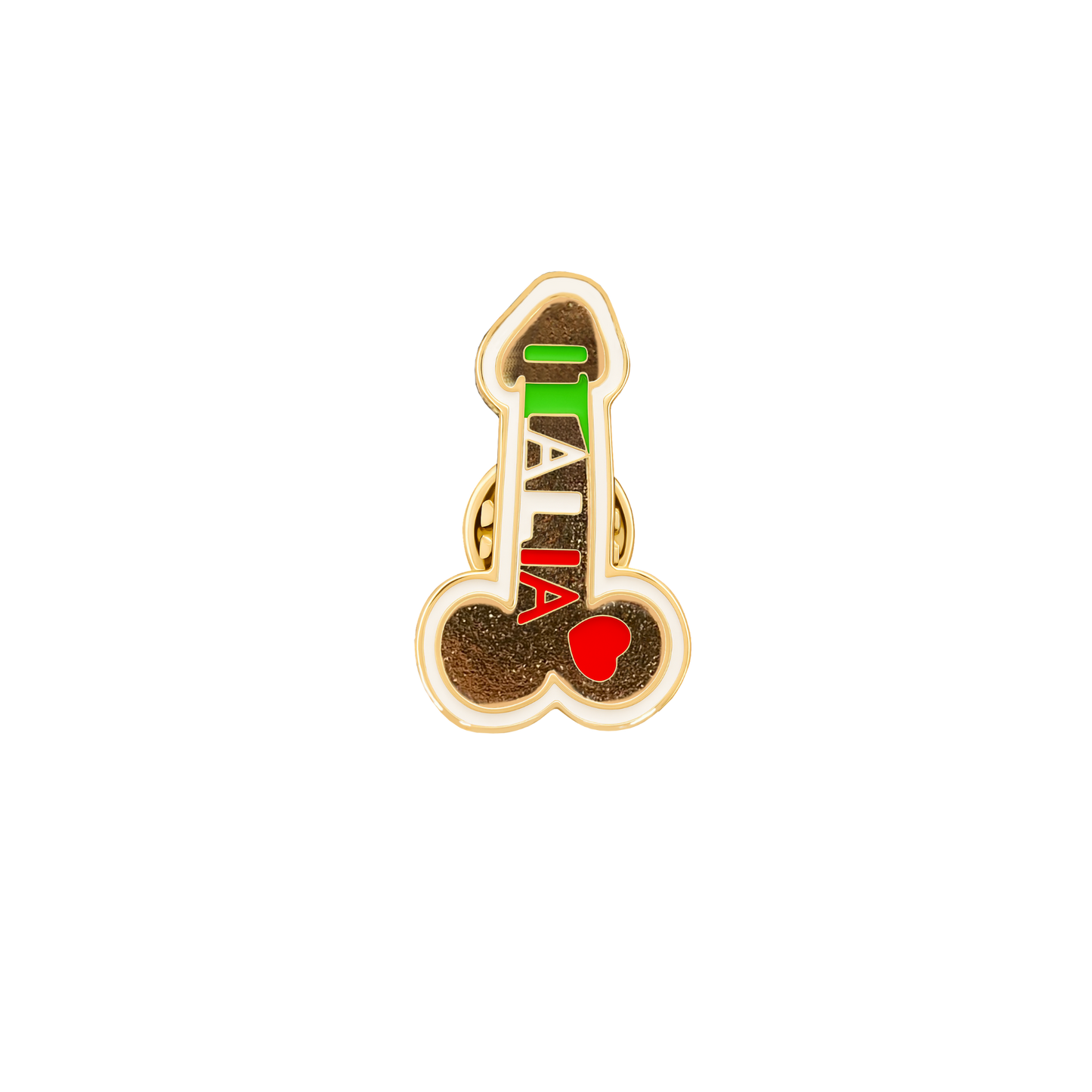 Spilla Napoletana – “’O Pisciariello” Portafortuna Tricolore – Simbolo Scaramantico – #6